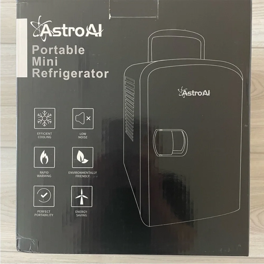 AstroAI Portable Skincare Mini Refrigerator - White
